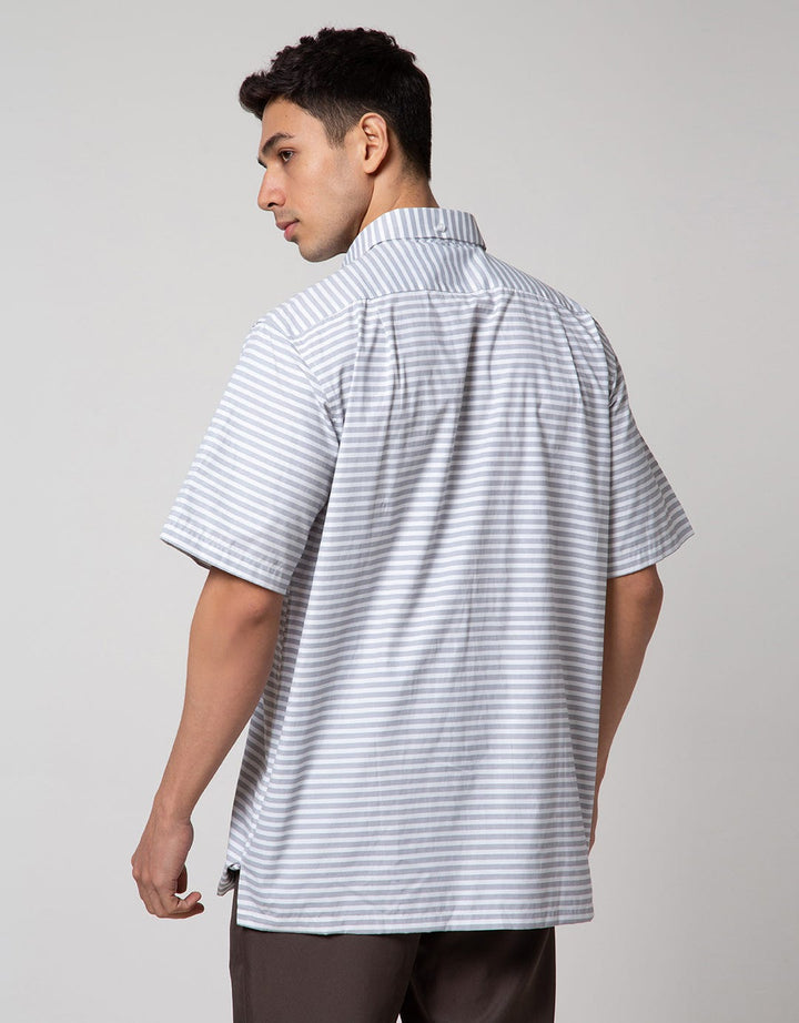 Cole Short Sleeve Shirt Regular Cvc Yd Stripe