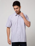 Stanley Adams Short Sleeve Shirt Regular Yd Stripe Clipping Pattern