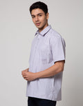 Stanley Adams Short Sleeve Shirt Regular Yd Stripe Clipping Pattern