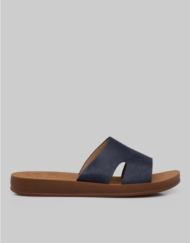 ST. YVES SANDAL SLIPPER WIDE STRAP FQ4 WANITA