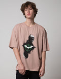 Nevada OVZ Batman Print Kaos Pria