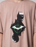 Nevada OVZ Batman Print Kaos Pria