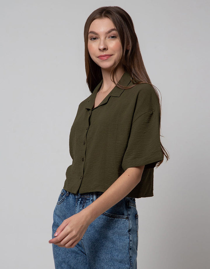Details 3/4 Shirt Relaxed Collar