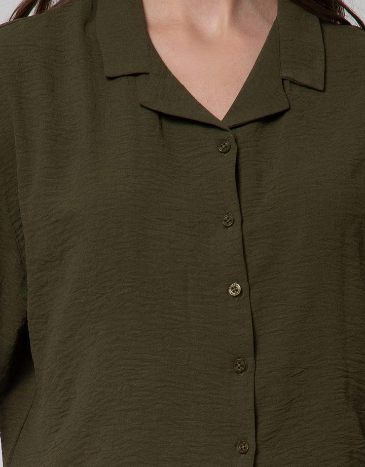 Details 3/4 Shirt Relaxed Collar