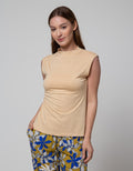 St. Yves Muscle Shirt Sleeveless Cuff Plain