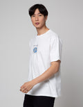 American Jeans Short Sleeve T-Shirt Print Screening Hand Front And Back