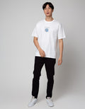 American Jeans Short Sleeve T-Shirt Print Screening Hand Front And Back