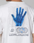 American Jeans Short Sleeve T-Shirt Print Screening Hand Front And Back