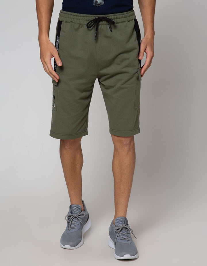 American Jeans Short Pants Knit Print Cargo Pocket