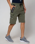 American Jeans Short Pants Knit Print Cargo Pocket