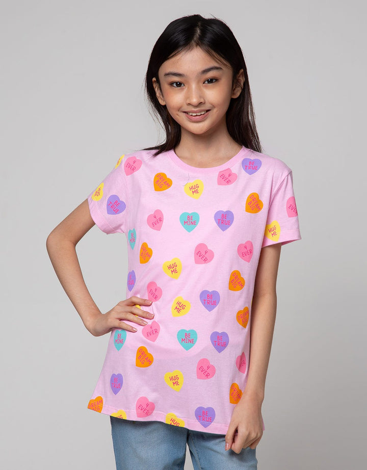 Aero Short Sleeve T-Shirt Print Valsday Love 3