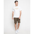 Details of the Men's Don't Think Too Much Printed T-Shirt