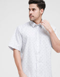 Stanley Adams Short Sleeve Shirt Regular Motif Print