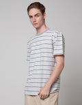 Details Melange Stripes Men's T-Shirt