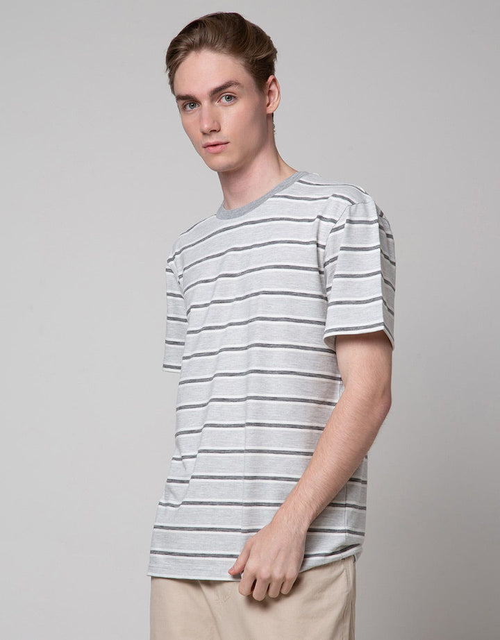 Details Melange Stripes Men's T-Shirt