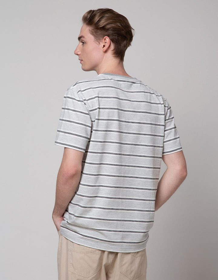 Details Melange Stripes Men's T-Shirt