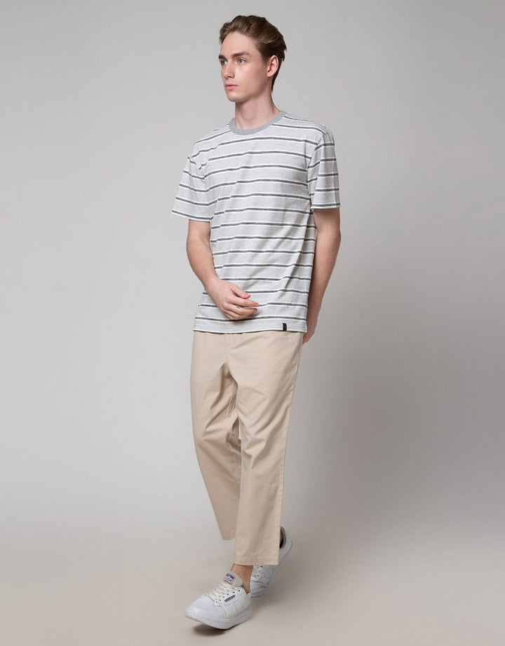 Details Melange Stripes Men's T-Shirt