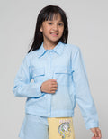 Nevada Long Sleeve Shirt Striped Crop With Ripple