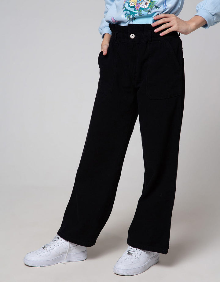 DENIM LONG PANTS WID