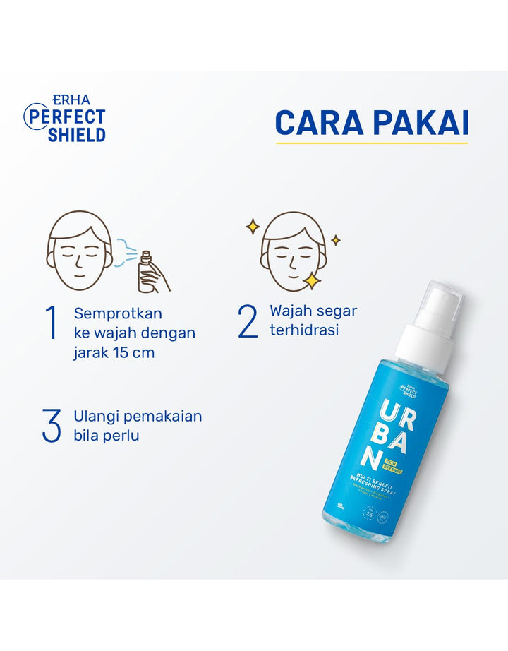Erha Perfect Shield Urban Skin Defense Multi Benefit Refreshing Spray 90Ml