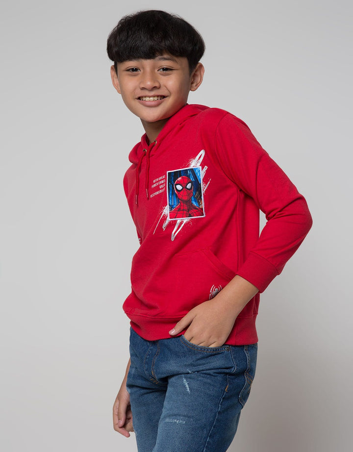 Marvel Spider Photo Sweater Anak Laki-Laki