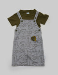 Pipiniko Overall Print Outline Dino
