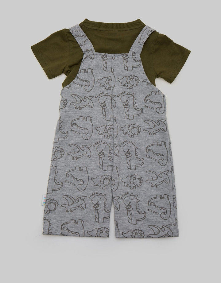 Pipiniko Overall Print Outline Dino