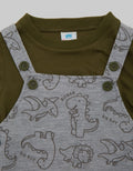 Pipiniko Overall Print Outline Dino
