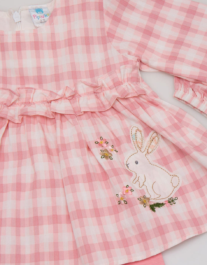 Pipiniko Set Kotak-Kotak Bunny