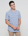 Andrew Smith Full Print Kemeja Lengan Pendek Pria