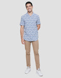 Andrew Smith Full Print Kemeja Lengan Pendek Pria