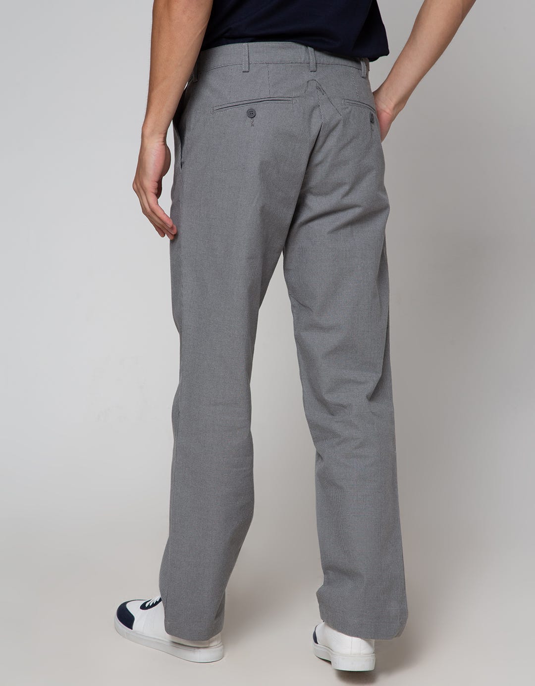 Cole Long Pants Regular Houndstooth