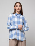 Cardinal Girl Motif Kotak Kemeja