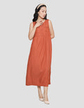 Cardinal Girl Simply Dress Wanita