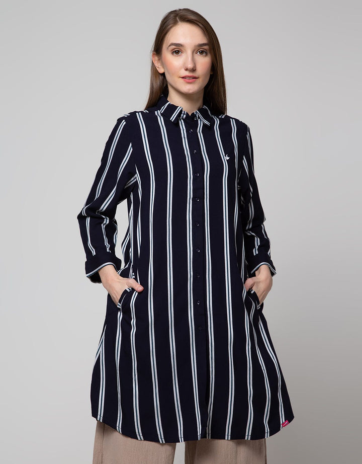 Cardinal Girl Tunic Print Full Stripes