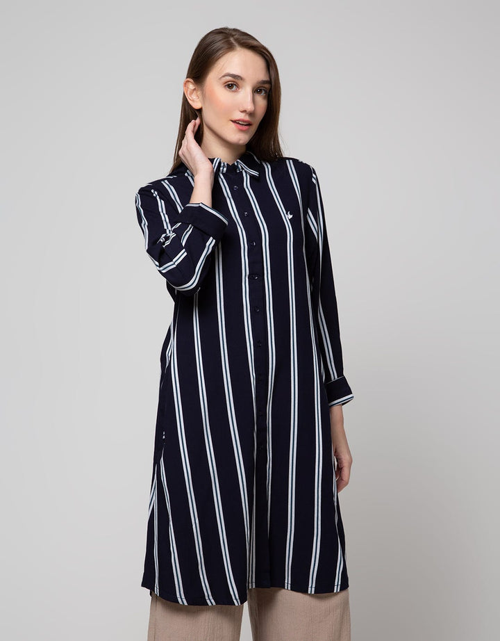 Cardinal Girl Tunic Print Full Stripes