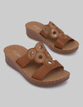 St. Yves Slipper Blink Sandal Wedges Wanita