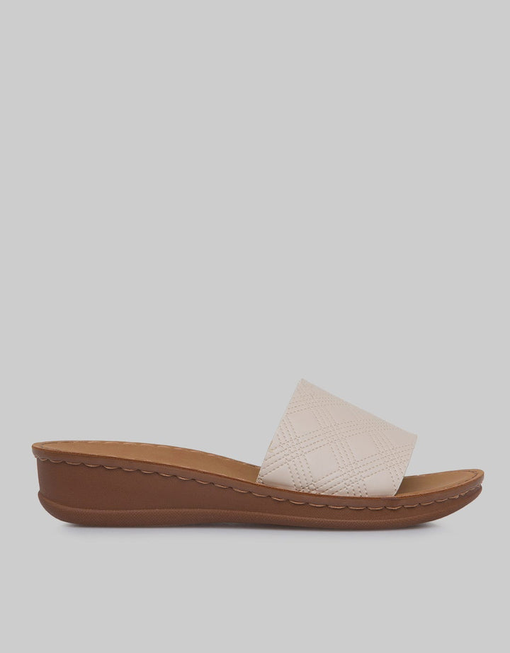 St. Yves Textured Wedges Slipper Sandal