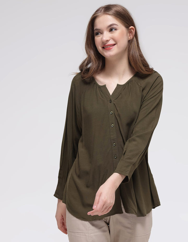 Connexion Rneck Oversize Kemeja Wanita