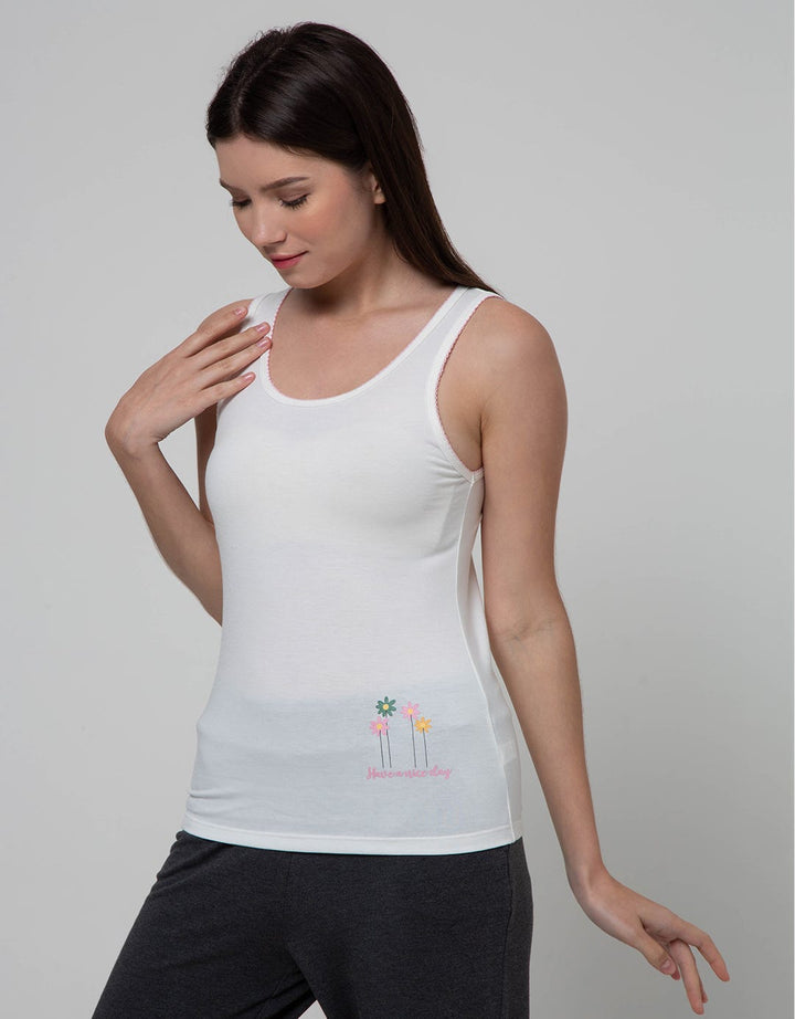 Nevada High Flower Singlet Wanita