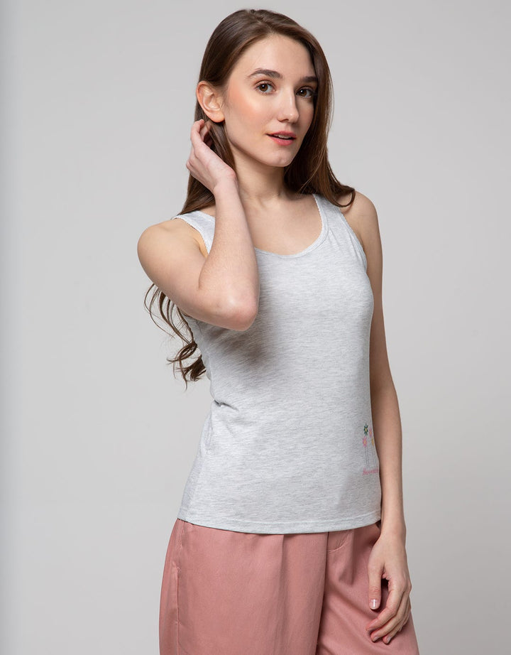 Nevada High Flower Singlet Wanita
