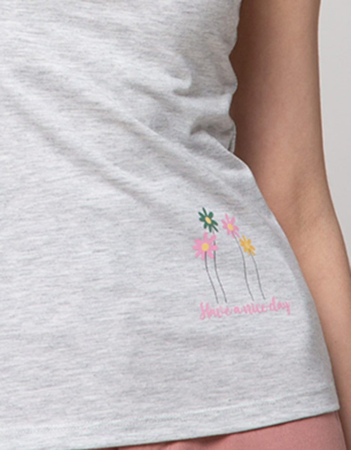 Nevada High Flower Singlet Wanita