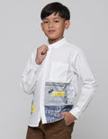 Nevada Oxford City Kemeja Anak Laki-Laki