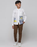 Nevada Oxford City Kemeja Anak Laki-Laki
