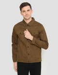 d&f Jacket Denim Olive Wood