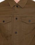 d&f Jacket Denim Olive Wood