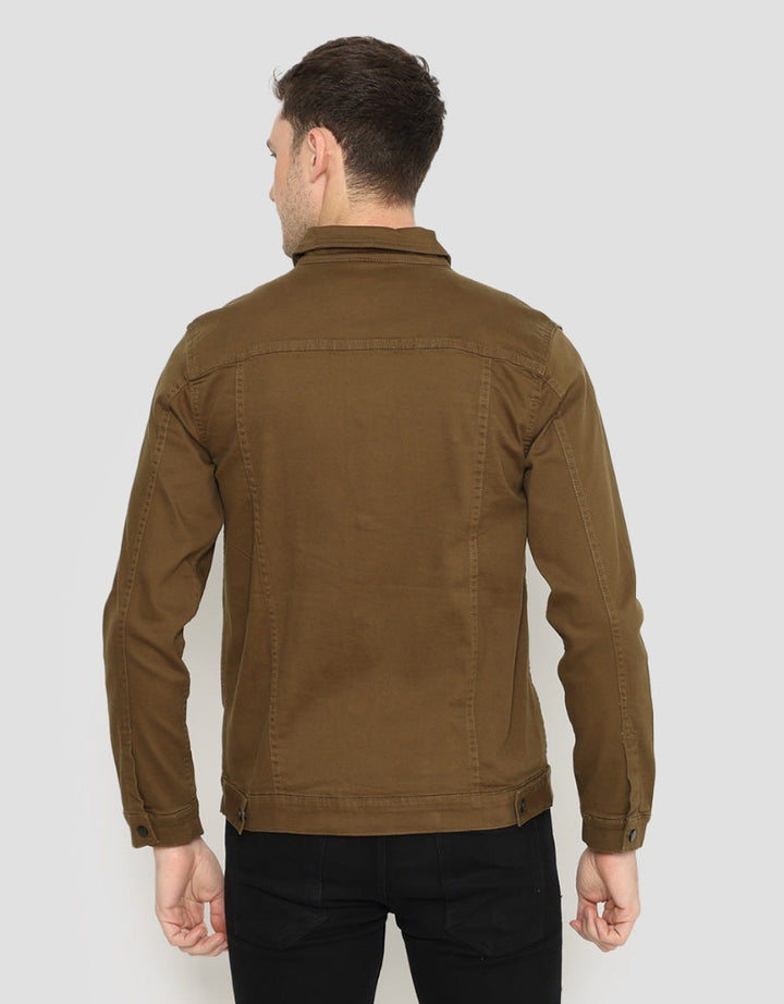 d&amp;f Denim Jacket Olive Wood