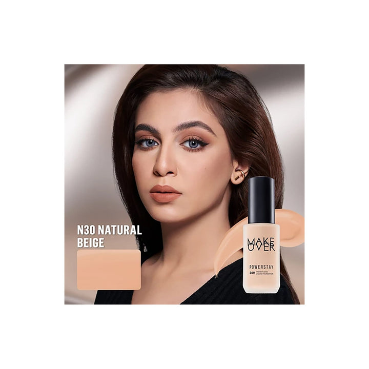 Make Over Powerstay 24H Weightless Liquid Foundation N30 Natural Beige 40 Ml