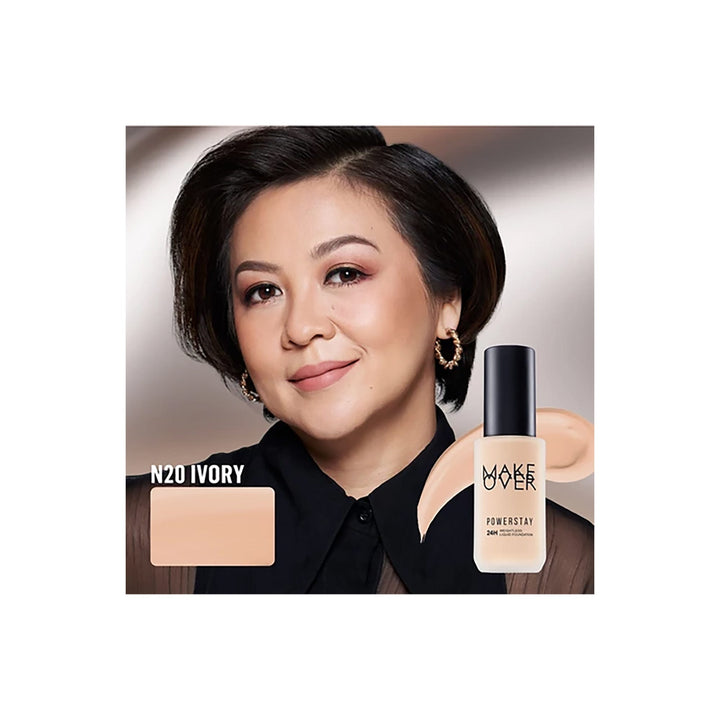 MAKE OVER Powerstay 24H Weightless Liquid Foundation N20 Ivory 40 ml
