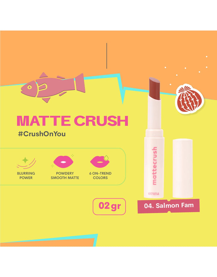 Emina Mattecrush 04 Salmon Fam